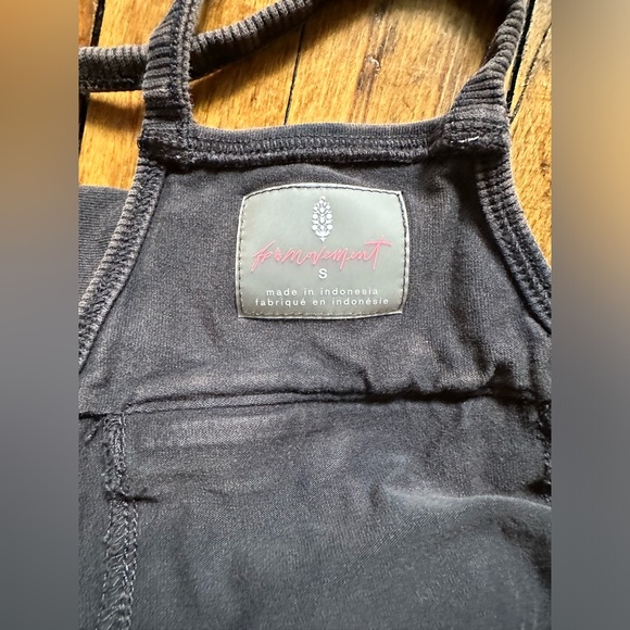 FP MOVEMENT HOT SHOT ONESIE WASHED BLACK SIZE S - Picture 8 of 9